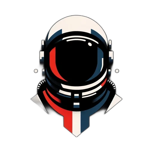 mask, robot, face, concept art, pixel art, 3d render, comic book art, outer space transparent PNG cut-out