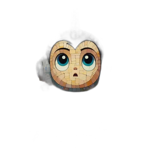 mask, face, robot, jewelry, 3d render, concept art, mosaic-adorned, expressive transparent PNG cut-out