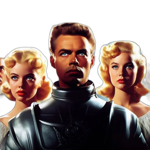 comic book art, concept art, photorealistic, outer space, foreground, stands, man, wearing transparent PNG cut-out