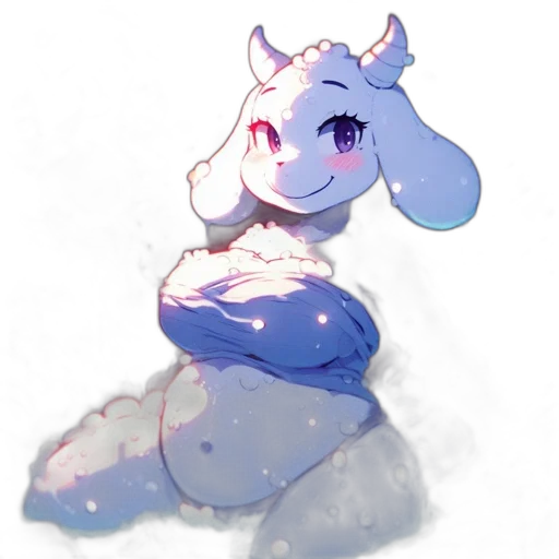 dress, creature, animal, hat, watercolor, pixel art, concept art, anime transparent PNG cut-out