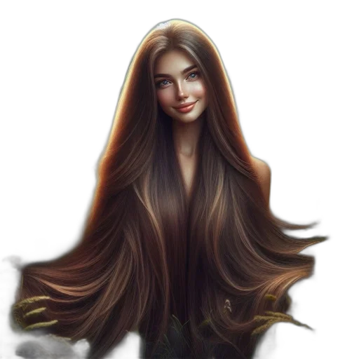 hair, dress, face, staff, fantasy art, concept art, photorealistic, pixel art transparent PNG cut-out