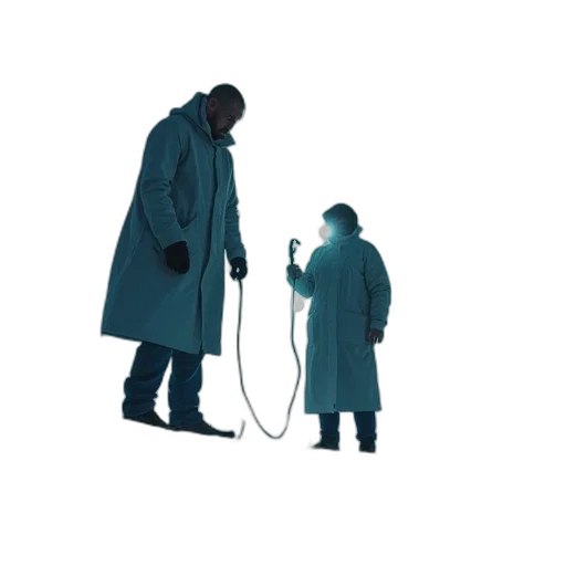 staff, umbrella, jacket, weapon transparent PNG cut-out