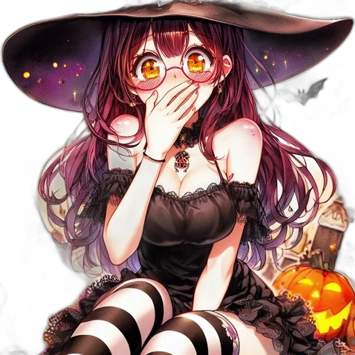 dress, mask, hat, staff, fantasy art, anime, concept art, pixel art transparent PNG cut-out