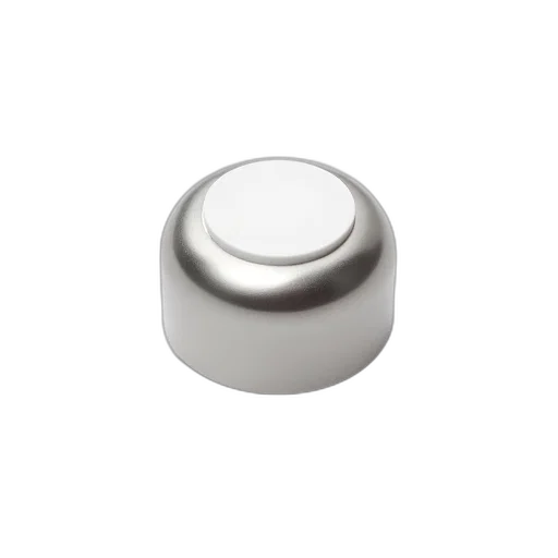jewelry, furniture, robot, 3d render, silver-colored, round, flat, smooth transparent PNG cut-out