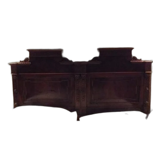 furniture, crown, staff, jewelry, luxurious, bedroom, wooden, headboard transparent PNG cut-out