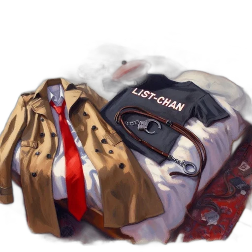 jacket, mask, robot, weapon, concept art, cyberpunk, watercolor, anime transparent PNG cut-out