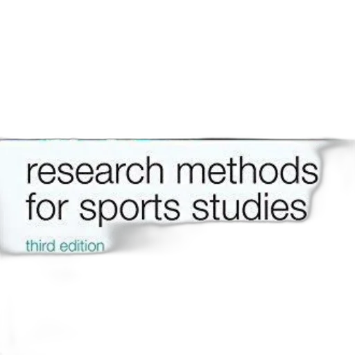 cover, research, methods, sports, studies, third, edition, features transparent PNG cut-out