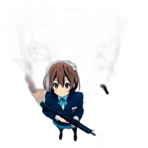 weapon, staff, umbrella, sword, anime, pixel art, concept art, cartoon transparent PNG cut-out