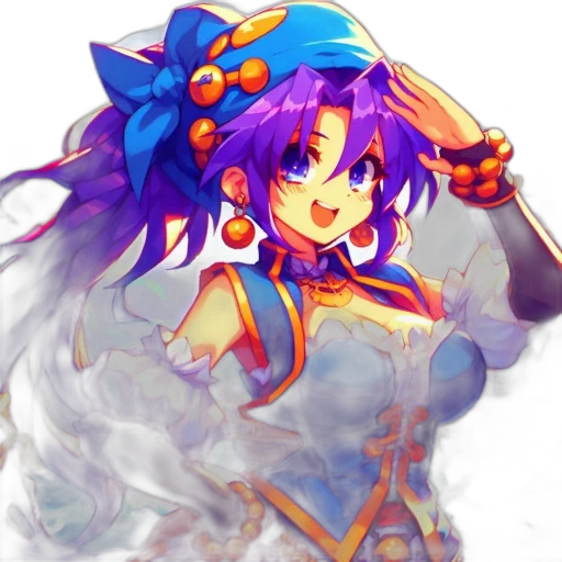 dragon, staff, weapon, crown, anime, pixel art, fantasy art, concept art transparent PNG cut-out