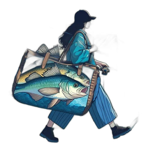 jacket, staff, weapon, concept art, watercolor, pixel art, fantasy art, blue transparent PNG cut-out