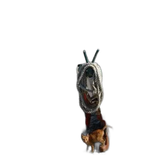 staff, animal, creature, robot, 3d render, concept art, photorealistic, pixel art transparent PNG cut-out