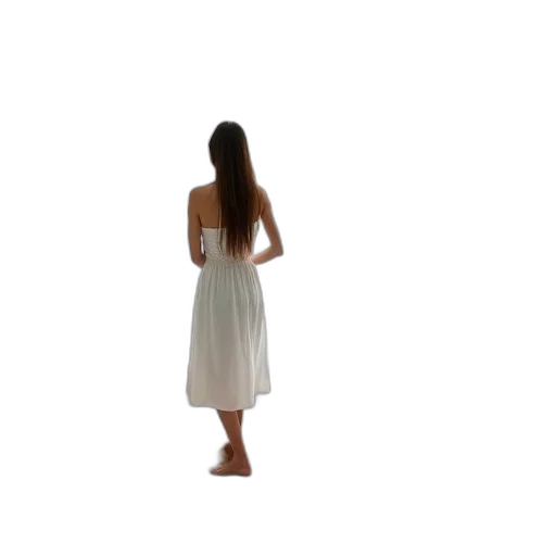 dress, staff, jewelry, hair, 3d render, concept art, photorealistic, oil painting transparent PNG cut-out