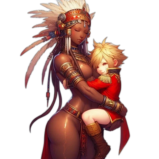 concept art, fantasy art, pixel art, cyberpunk, fire, red, golden, dark transparent PNG cut-out
