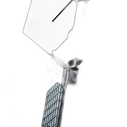 staff, umbrella, weapon, robot, 3d render, concept art, photorealistic, outer space transparent PNG cut-out