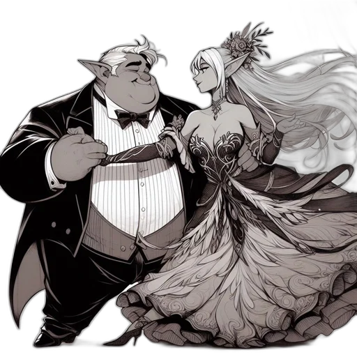 dress, crown, concept art, fantasy art, comic book art, cartoon, underwater, fire transparent PNG cut-out