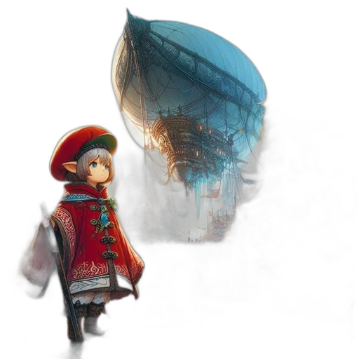 hat, concept art, fantasy art, pixel art, 3d render, fog, underwater, snow transparent PNG cut-out