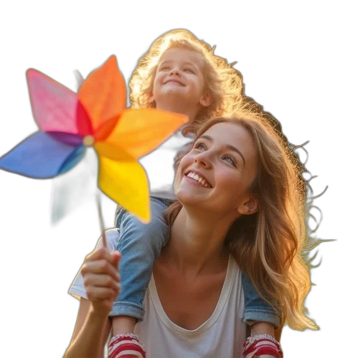 umbrella, flower, photorealistic, oil painting, 3d render, colorful, woman, holding transparent PNG cut-out