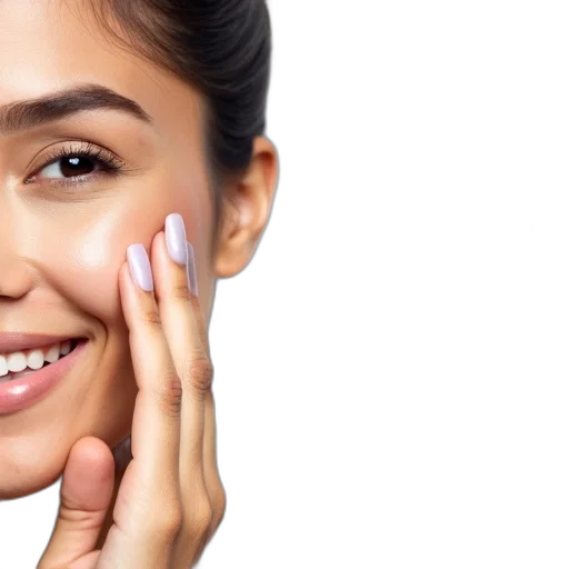 face, photorealistic, second, image, close-up, woman, hand, focus transparent PNG cut-out