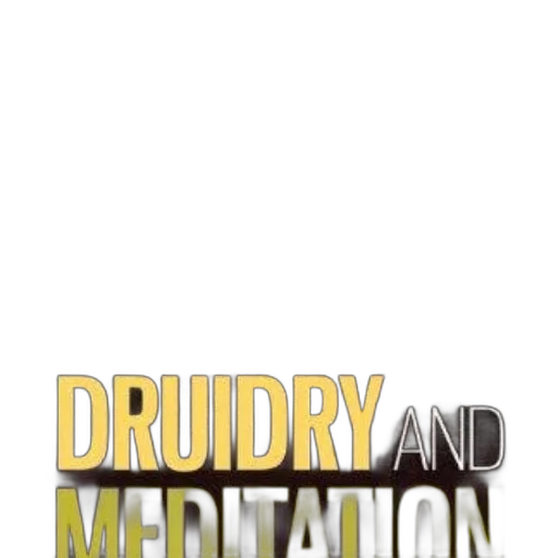 3d render, druidry, meditation, book, cover, featuring, serene, forest transparent PNG cut-out
