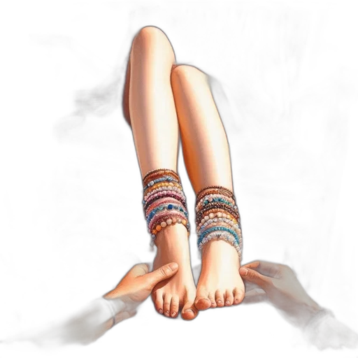 jewelry, shoes, dress, photorealistic, concept art, fantasy art, watercolor, pastel transparent PNG cut-out