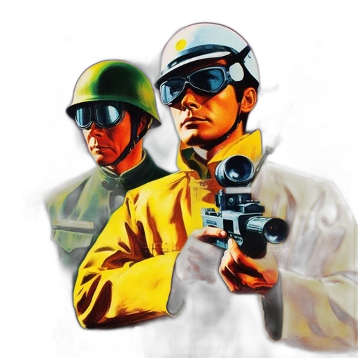 staff, weapon, mask, jacket, concept art, photorealistic, comic book art, pixel art transparent PNG cut-out