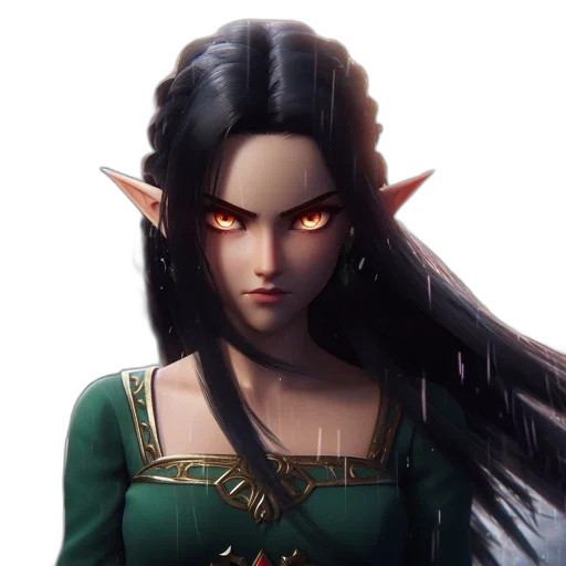 face, dragon, staff, fantasy art, concept art, pixel art, 3d render, green transparent PNG cut-out