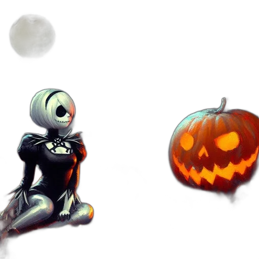robot, concept art, pixel art, 3d render, fantasy art, outer space, fog, monochrome transparent PNG cut-out