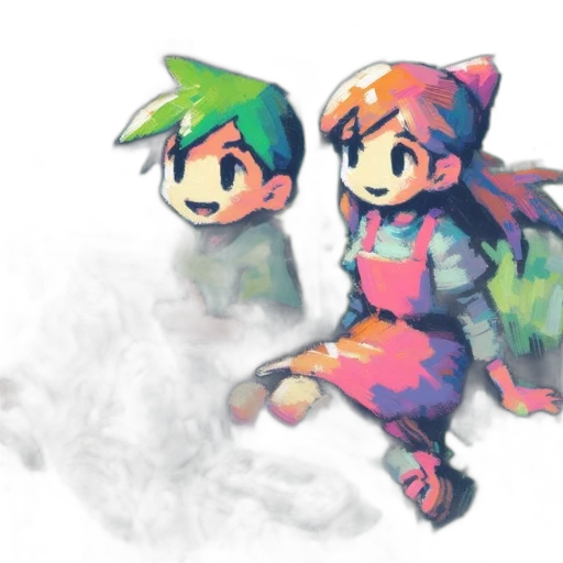 mask, watercolor, pixel art, concept art, vaporwave, fire, fog, outer space transparent PNG cut-out