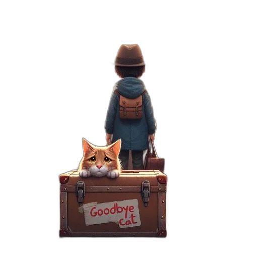 hat, concept art, 3d render, pixel art, fantasy art, young, person, coat transparent PNG cut-out