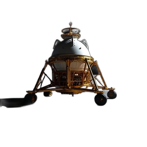 robot, 3d render, concept art, outer space transparent PNG cut-out