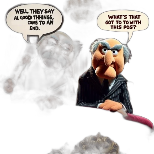 concept art, cartoon, comic book art, fire, fog, outer space, two, muppet transparent PNG cut-out