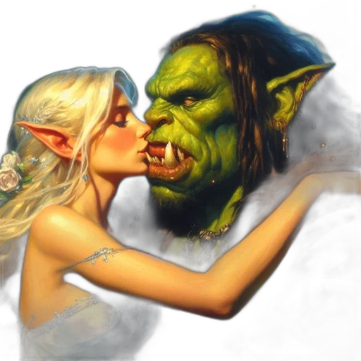 fantasy art, concept art, photorealistic, pixel art, ethereal, scene, features, elegant transparent PNG cut-out