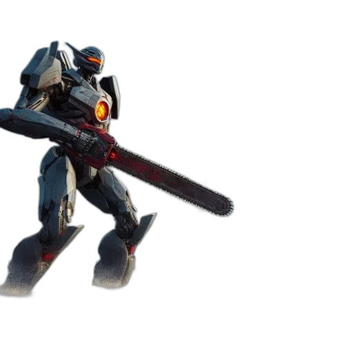 weapon, robot, sword, staff, concept art, 3d render, fantasy art, sea transparent PNG cut-out