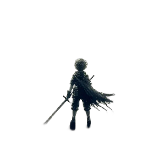 sword, staff, weapon, creature, pixel art, concept art, fantasy art, 3d render transparent PNG cut-out