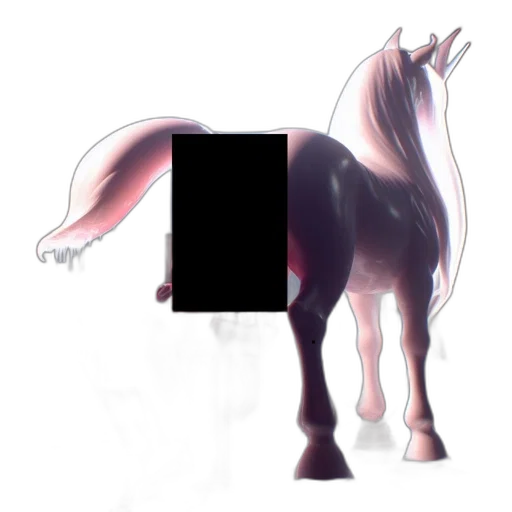 animal, creature, dragon, staff, concept art, vaporwave, 3d render, pixel art transparent PNG cut-out