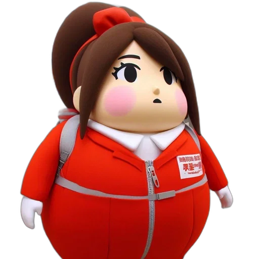 jacket, staff, creature, animal, 3d render, concept art, cartoon, oversized transparent PNG cut-out
