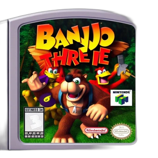 animal, fire, image, shows, nintendo, game, cartridge, banjo-kazooie transparent PNG cut-out