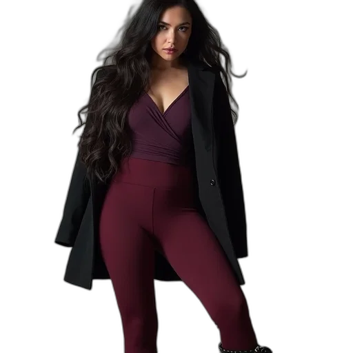 jacket, dress, concept art, dark transparent PNG cut-out