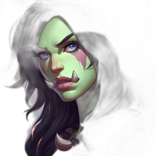 face, mask, fantasy art, photorealistic, concept art, pixel art, green, neon transparent PNG cut-out