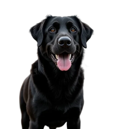 animal, staff, face, creature, photorealistic, 3d render, large, black transparent PNG cut-out