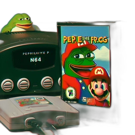 green, image, nintendo, gaming, console, playing, pep, frog transparent PNG cut-out