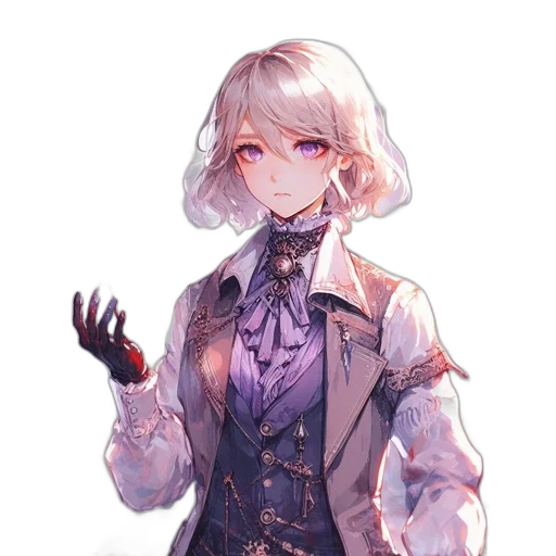 staff, jacket, dress, crown, concept art, pixel art, fantasy art, anime transparent PNG cut-out