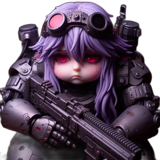 robot, weapon, cyberpunk, concept art, 3d render, anime, intricately, designed transparent PNG cut-out
