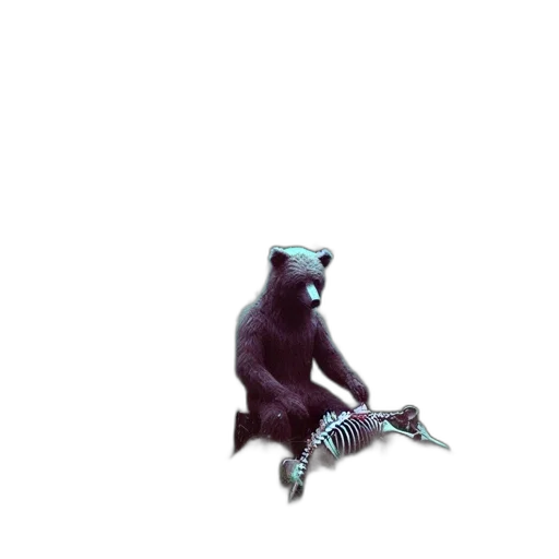 animal, creature, shoes, car, concept art, pixel art, vaporwave, 3d render transparent PNG cut-out