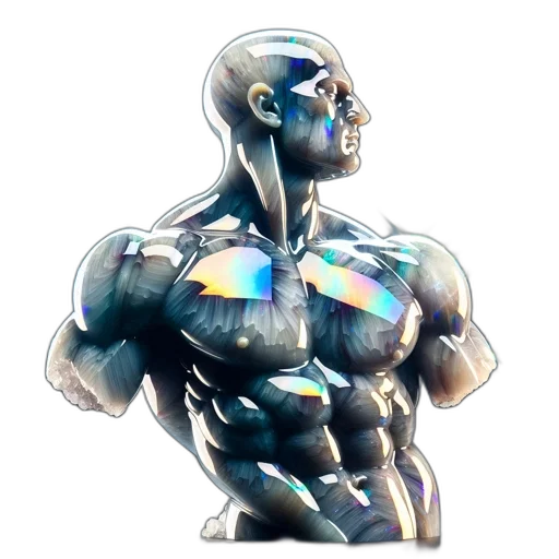robot, jewelry, 3d render, concept art, vaporwave, pixel art, luminescent, reflective transparent PNG cut-out