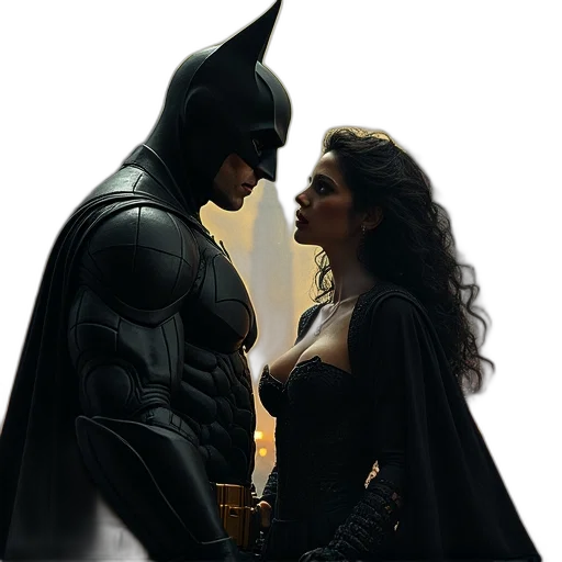 comic book art, concept art, person, batman, vol transparent PNG cut-out