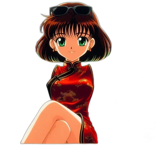 dress, jacket, robot, anime, cartoon, photorealistic, 3d render, outer space transparent PNG cut-out