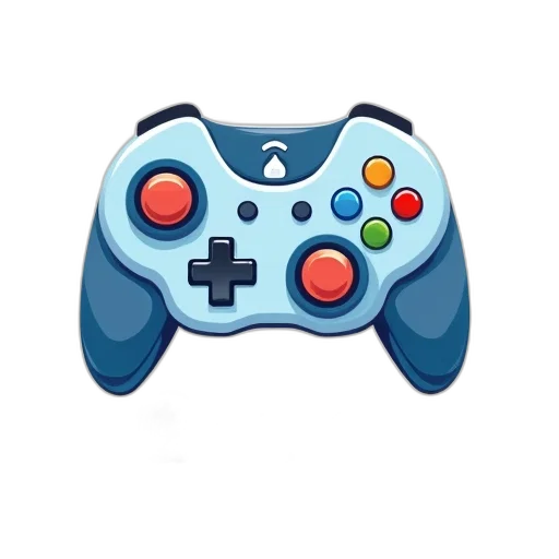 weapon, 3d render, pixel art, concept art, watercolor, blue, colorful, stylized transparent PNG cut-out