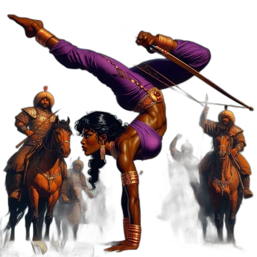 staff, sword, concept art, fantasy art, photorealistic, pixel art, dark, woman transparent PNG cut-out