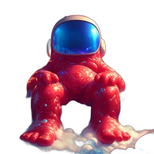 robot, creature, animal, face, concept art, 3d render, pixel art, comic book art transparent PNG cut-out